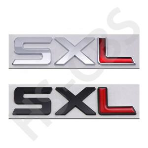 3D 메탈 SXL 리어 트렁크 엠블럼 레터 로고 자동차 바디 배지 데칼 기아 카니발 소렌토 보리드 카덴자 소울