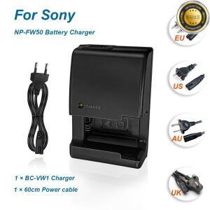 소니 A6000 A5100 A7R2 NP-FW50 리튬 배터리용 BC-VW1 카메라 충전기