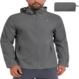 리틀 당나귀 앤디 남성용 UPF 50 자외선 차단 후디 재킷 경량 풀 집 긴 소매 셔츠 하이킹 낚시