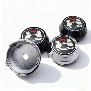 자동차휠캡 4개입 울프스부르크 로고 엠블럼 자동차 휠 센터 캡 60MM 56MM 허브 하이 울프 배지 림 허브캡