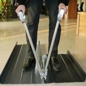 판금 집게 수동 징크 절곡 시공 철판 지붕 공구 엣지 돌출 연장 도구