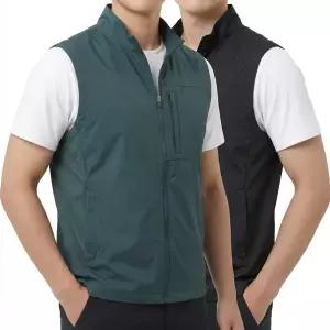 [아웃도어스/인코디]김영주 남성 봄 여름 쿨메쉬 경량 바람막이 조끼 VSKYJ-5010