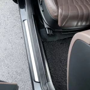 제네시스 GV70 도어스텝 카본 커버 몰딩 기스 스크래치 방지 튜닝 용품