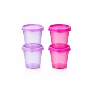 타파웨어 피노키오 세트 (4개) 핑크+보라 소스통 약통