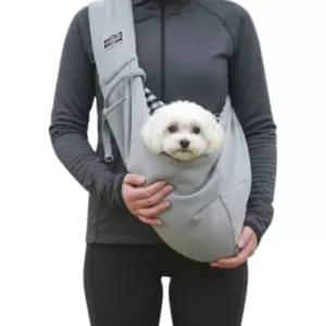 강아지 고양이 반려동물 담요 포대기 이동 가방 개방감 슬링백 크로스백