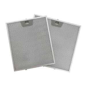 다루구 GE JVW5361EJ1ES용 WB02X24871 레인지 후드 그리스 필터 스테인리스 스틸 302 300 8/254 8mm 2개입