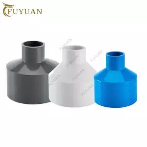 1Pcs 20/25/32/40/50/63/75/90/110mm PVC 감소 소켓 미터법 솔벤트 용접 압력 파이프 피팅 커넥터 수족관