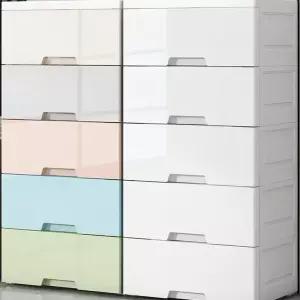 플라스틱서랍장 5단 옷장 수납장 수납함 대형 오단서랍장 4층