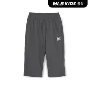 [MLB키즈 공식]26SS 스포티브 트리코트 메쉬배색 7부 팬츠 NY (Grey) 7ASMB0263-50GRS