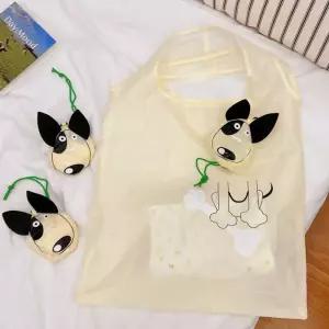 귀여운 휴대용 키링 장바구니 접이식 포켓 에코백 시장바구니 마트가방