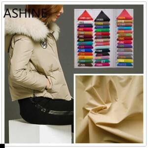 나일론 다운 재킷 원단  방수 정전기 방지 매트 소프트 조끼 코트 310T 40D