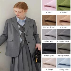 마이크로 탄성 세트 원단 하이 퀄리티 코트 스커트 드레스 바느질 주름 방지 일반 편안한  천 계량기 당