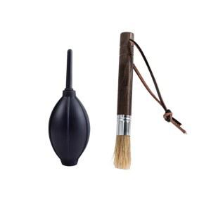 커피 그라인더 청소 브러시 및 커피 그라인더 용 공기 송풍기 에스프레소 머신 및 포터 필터 액세서리 카메라 클린 송풍기