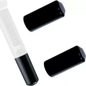 SLX2 / 베타58 SM58 무선 마이크 휴대용 배터리 캡 블랙 2 팩과 호환되는 유광 컵 커버