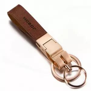 남성 여성 공용 차량용 가죽 스마트키 홀더 열쇠고리 스트랩