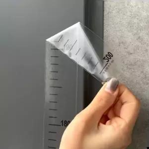 키재기스티커 스티커 붙이는 키재기자 투명