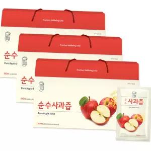 [GRN-E] 순수 사과즙 100ml 30팩 3팩
