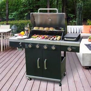 대형 숯불 바베큐 그릴 석쇠 통바베큐 펜션용 스텐 모델 훈제 숯불바베큐그릴 가정용 통구이