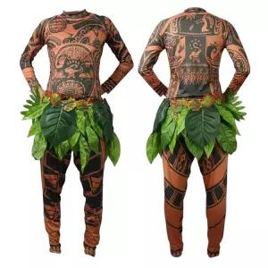 인디언족장 코스프레 마우이 코스튬 모아나 웃긴 할로윈