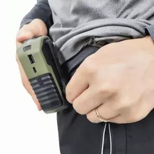 허리 케인 선풍기 목걸이 휴대용 오천mAH 겸용 usb선풍기 무선에어컨 허리클립 등산 골프 운동