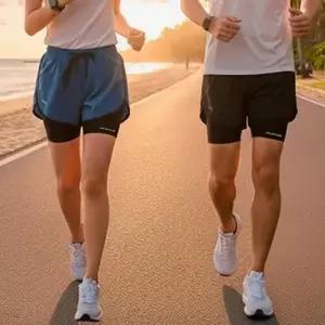러닝 마라톤 팬츠 운동 숏츠 반바지 레깅스 스포츠 사이클 헬스 트레이닝복 숏팬츠