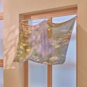 Water Lilies 쉬폰 패브릭 포스터 / 모네 명화 창문 가리개커튼(3size)_XL