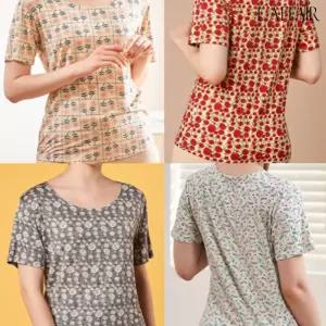 라페어 인견 반팔 이너티셔츠 4종 패키지 LWOFW284 3713574