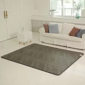 한일 거실용 전기매트 전기장판 25년 신상품 두께 17mm 소형 중형 차콜 구들장 카페트 마루 거실 온열