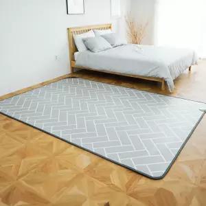 한일 거실용 전기매트 전기장판 25년 신상품 대형 특대형 헤링본 구들장 카페트 마루 거실 온열