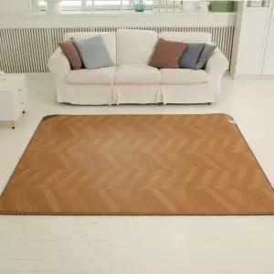 한일 거실용 전기매트 전기장판 25년 신상품 매트 헤링본우드 구들장 카페트 마루 거실 온열