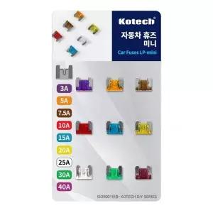 [골드스마일]자동차 휴즈 미니 차량용 퓨즈 K7218 오렌지 색상 소형 휴즈