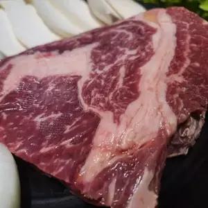국내산 육우 꽃등심 립아이 스테이크 600g 본인립아이 토마호크