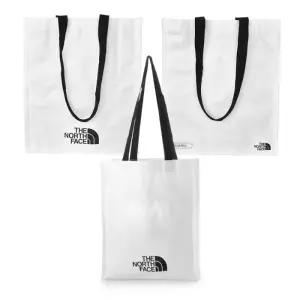 노스페이스 리유저블백 타포린백 쇼핑백 보조 가방 에코백 토트백 NTHRBAG01-WHT S (소형)