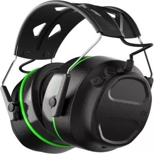 툴펀 젤 이어패드 블루투스 5.4 보청기 보호 헤드폰 30dB SNR 120시간 플레이를 위한 1200mAh 충전식