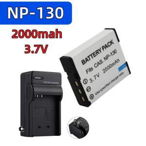 1-10pcs NP-130 카메라 배터리 3.7V 2000mah CASIO EX-10 100 H30 ZR2000