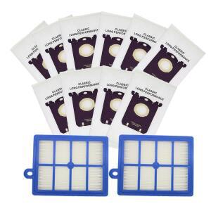 필립스 AEG 가방용 Electrolux 진공 청소기용 HEPA 필터 먼지 봉투 Boldio Z4500 - 4595용 FC8400 HR8300