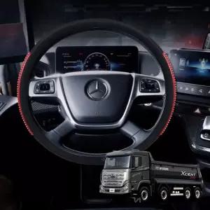 엑시언트덤프 4D 입체 실리콘 핸들커버화물차 메가럭 트럭 5톤 버스 자동 카바 그립 논슬립 가죽 대형 전용