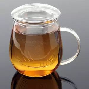 내열 유리 티머그 500ml 다기 예쁜찻잔 유리컵 부부 다기잔 유리잔 예쁜 머그잔