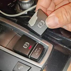 전자 핸드 브레이크 주차 스위치 자동 H 버튼 캡 BMW 5 6 7 X3 X4 X5 X6 F 시리즈 F0 F02 F2 F5 F6 F25 F26