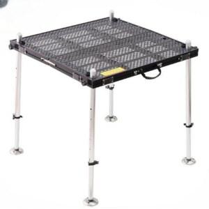 민물낚시좌대 발판 낚시발판 접이식 중소형 자동다리 의자 뻘낚시 매트 초경량 높이조절 벌집