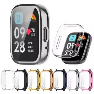 xiaomi호환 Redmi Watch 5 용 T 보호 케이스 액티브/라이트 풀 스크린 프로텍터 범퍼 커버 쉘 액세서리