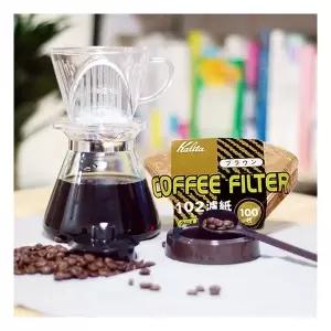 칼리타필터 핸드드립 세트 투명+K필터 100장+서버 500ml