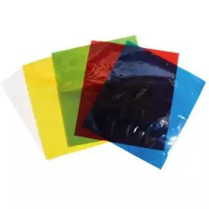 400 셀로판지 (5색-250x225mm) 만들기 재료 미술 공예 공작 학습 방과후 DIY 과제