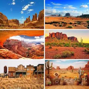 사막 풍경 록키 마운틴 사진 배경 파충류 서식지 선인장 태양 오아시스 자연 YouTube 비디오 포스터