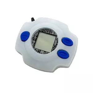 디지몬 25주년 디지바이스 스탠드 배지 거치대 문장