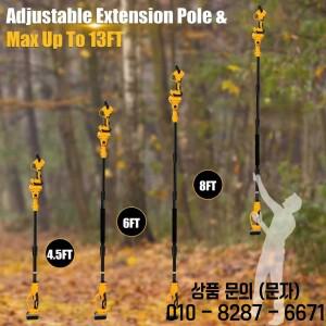 다목적 전동 가지치기 가위 무선 정원 나무 울타리 및 관목 다듬기용 디월트 배터리용