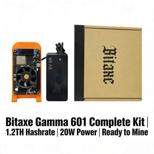 비트코인 채굴기 Bitaxe Gamma 601 2025 에너지 효율적인 BTC 안정적인 기계 저소음 장치 DGB XEC용