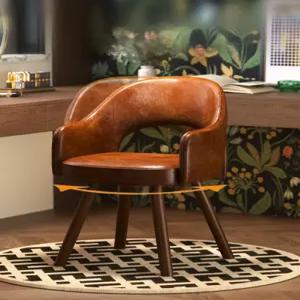 원목 식탁의자 식당 발코니 회전 의자 카페 내츄럴 인테리어 업소용 나무의자 화장대