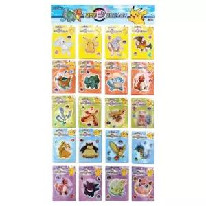 올림포스 포켓몬스터 스티커 20종 5개 랜덤디자인 캐릭터 팬시 소품꾸미기 데코 꾸미기 다이어리꾸미기