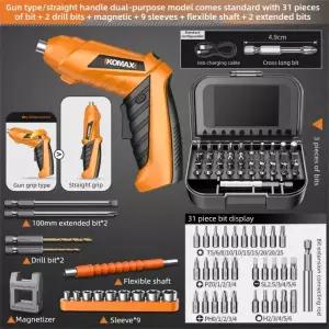 전동드릴 충전식 전기 드라이버 미니 드릴 가정용 자동 프로젝트